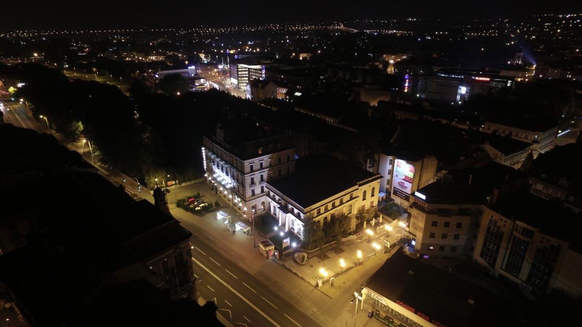 Bielsko-Biała z lotu ptaka, Nad dachami